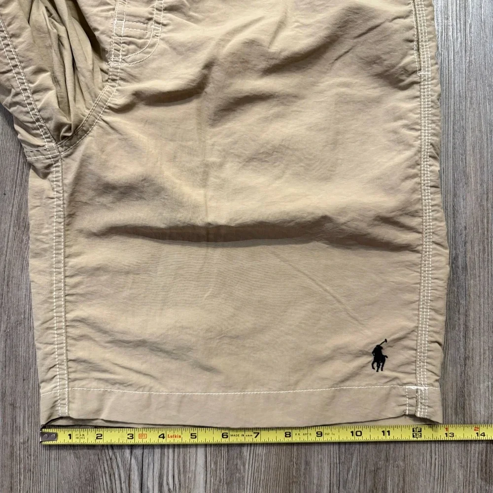 Polo Ralph Lauren‎ Mens Medium Vintage Beige Swim Trunks